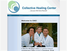 Tablet Screenshot of collectivehealingcenter.com
